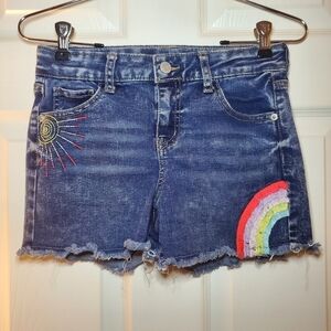 Cat and Jack girls shorts Size L Rainbow